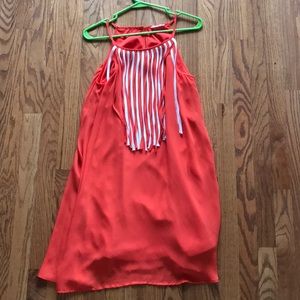 Orange boutique dress